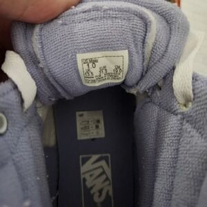 Vans Sk8-Hi Kids Lavender Purple High Top Sneakers Suede Canvas Size 1.0 Missy